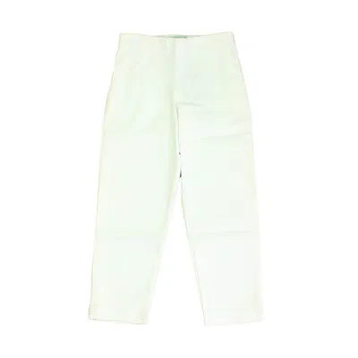Pre-owned Classic Prep Kids' Girls White Pants Size: 6-14 Years
