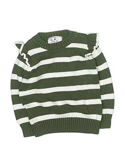 Pre-owned Classic Prep Kids' Pullover Sweater In Green