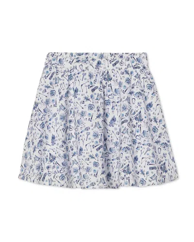 Classic Prep Kids'  Sabrina Skirt In White