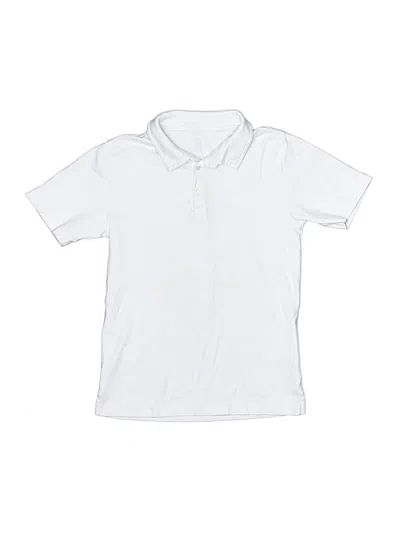 Pre-owned Classic Prep Kids' Short Sleeve Polo Shirt In White
