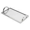 CLASSIC TOUCH 12L RECTANGULAR MIRROR TRAY