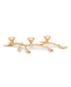Classic Touch 17"l Gold Branch Tea Light Holder In Gold