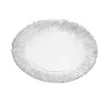 Classic Touch Decor Set Of 2 Dinner Plates With Silver Flash Design-11"d