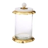 Classic Touch Kitchen Canister Set In White