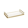 Classic Touch Serving Tray In White