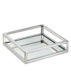 CLASSIC TOUCH SQUARE MIRRORED NAPKIN HOLDER