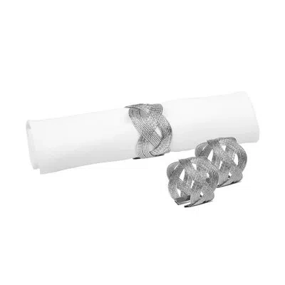 Classic Touch Stainless Steel Napkin Holder In Multi