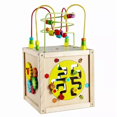 Classic Toys 5 Sided Activity Cube In White