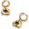 Classicharms Aria Gemstone Hoop Drop Earrings