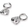 Classicharms Aria Gemstone Hoop Drop Earrings In Metallic