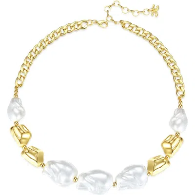 CLASSICHARMS CLASSICHARMS BAROQUE PEARL STATEMENT NECKLACE