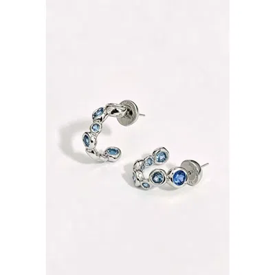 Classicharms Demi Cubic Zirconia Huggie Hoops In Multi