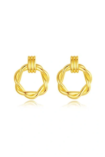 CLASSICHARMS CLASSICHARMS ELÉA TWISTED HOOP EARRINGS