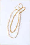 Classicharms Ella Freshwater Pearl Necklace Set In Gold