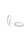 Classicharms Gaia Celestial Sunburst Mini Hoop Earrings In Silver