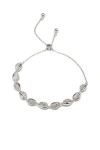 Classicharms Lucia Shell Whisper Bolo Bracelet In Gray