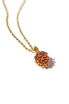 Classicharms Pinecone Pendant Necklace In Gold