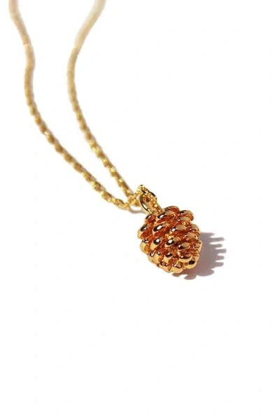 CLASSICHARMS CLASSICHARMS PINECONE PENDANT NECKLACE