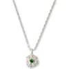 Classicharms Shayla Molten Cubic Zirconia Pendant Necklace In Metallic