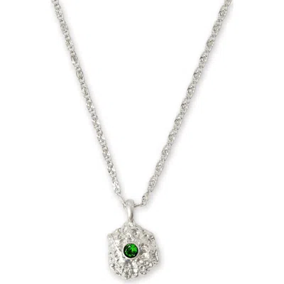 CLASSICHARMS CLASSICHARMS SHAYLA MOLTEN CUBIC ZIRCONIA PENDANT NECKLACE