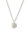 Classicharms Shayla Molten Cubic Zirconia Pendant Necklace In Metallic