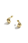 Classicharms Sparkling Star Drop Shape Studs In Gold