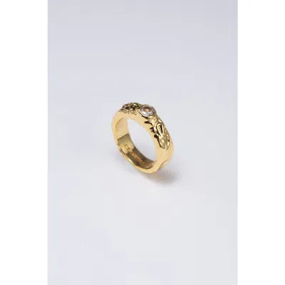 Classicharms Sylvie Cubic Zirconia Molten Stackable Ring In Multi