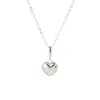 Classicharms Dainty Sterling Silver Heart Pendant Necklace In Silver