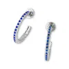 Classicharms Stella Molten Color Cubic Zirconia Hoop Earrings