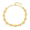 Classicharms Gold Butterfly Bow Designed Choker Necklace In Gold