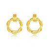 Classicharms Women's Gold Eléa Twisted Hoop Earrings In Gold