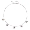 Classicharms Iris Silver Radiant Reverie Gemstone Necklace In Neutral