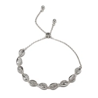 Classicharms Women's Lucia Silver Shell Whisper Bracelet