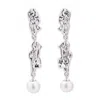 Classicharms Nyla Molten Freshwater Pearl Drop Earring