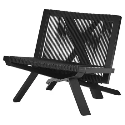Pre-owned Classicon Armchair  Volkshaus Lounge Chair Design Herzog & De Meuron Black/black In Brown