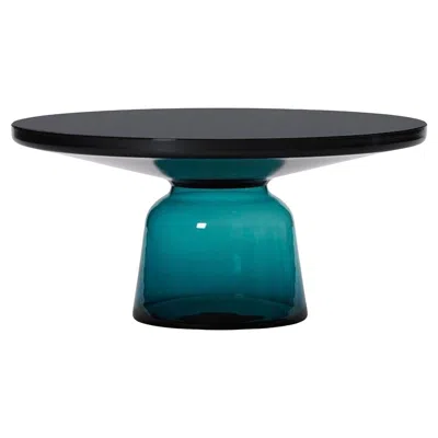 Pre-owned Classicon Bell Coffee Table By Sebastian Herkner, Montana Blue Glass & Black