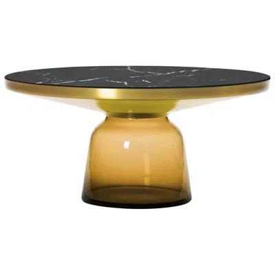 Pre-owned Classicon Bell Coffee Table In Amber Orange & Nero Marquina By Sebastian Herkner