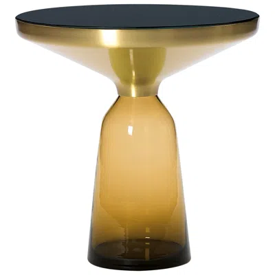Pre-owned Classicon Bell Side Table In Brass And Amber Orange By Sebastian Herkner