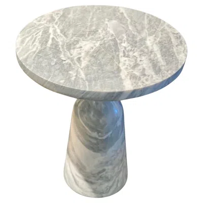 Pre-owned Classicon Bell Solid Marble Side Table By Sebastian Herkner In Gray