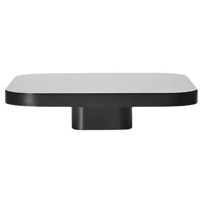 Pre-owned Classicon Bow Coffee Table No. 1 By Guilherme Torres, Black & Black Glass