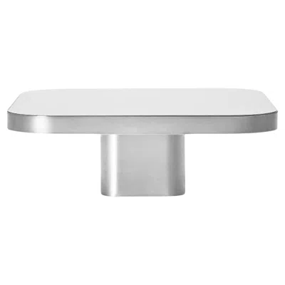 Pre-owned Classicon Bow Coffee Table No. 2 By Guilherme Torres, Aluminium & Mirror Glass In Gray