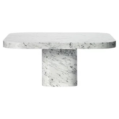 Pre-owned Classicon Bow Coffee Table No. 3 Marble By Guilherme Torres, Carrara In Gray