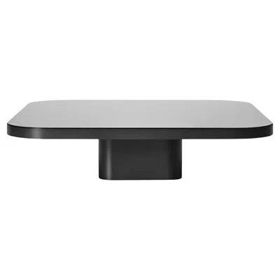Pre-owned Classicon Bow Coffee Table No. 5 By Guilherme Torres, Black Steel & Black Top