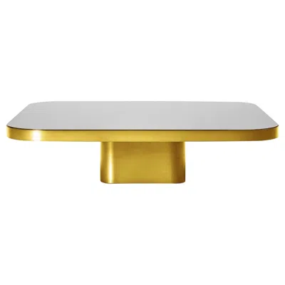 Pre-owned Classicon Bow Coffee Table No. 5 By Guilherme Torres, Brass & Black Top