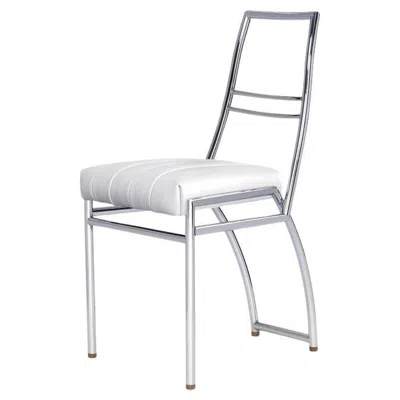 Pre-owned Classicon Chair In Leather White  Aixia Chair Design Eileen Gray