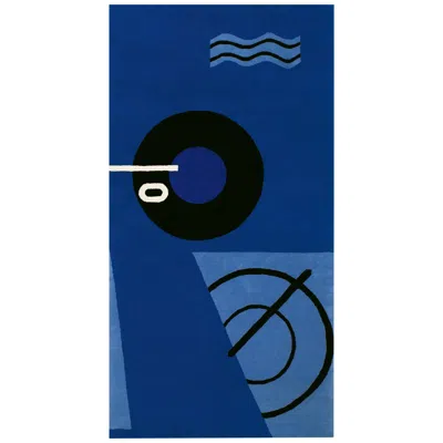 Pre-owned Classicon Customizable  Blue Marine Rug By Eileen Gray