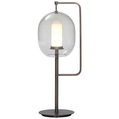 Pre-owned Classicon Lantern Light Table Lamp In Burnished Brass By Neri&hu In Transparent