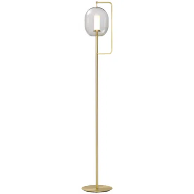 Pre-owned Classicon Lantern Light Tall Floor Lamp In Brass By Neri&hu In Sand