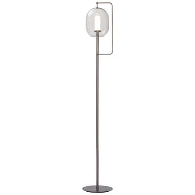 Pre-owned Classicon Lantern Light Tall Floor Lamp In Burnished Brass By Neri&hu In Transparent