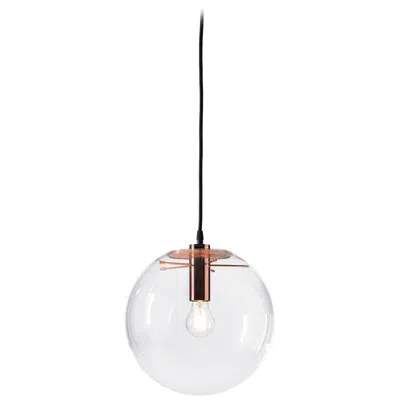 Pre-owned Classicon Large Selene Pendant Lamp In Copper By Sandra Lindner In Transparent